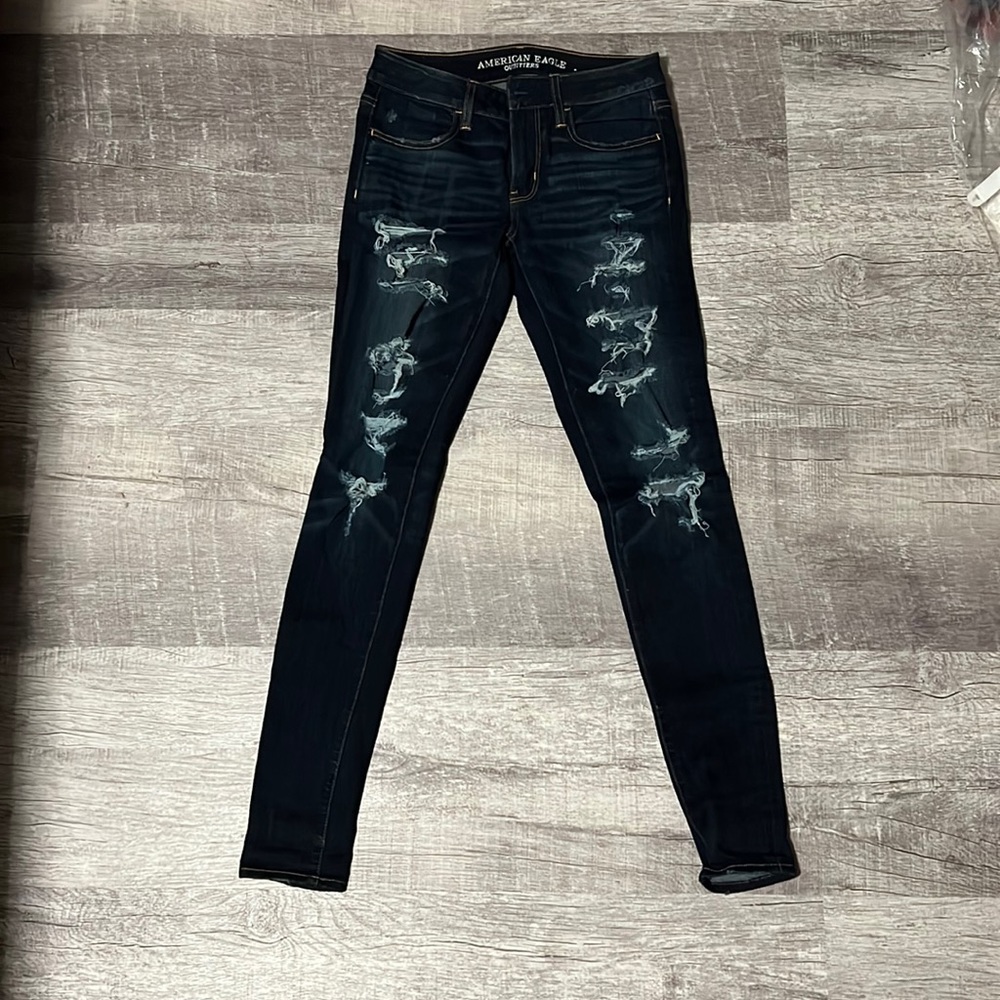 Extremely Distressed Skinny Jeans Tall
